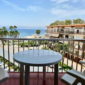  Apartamento Genial En 1a Línea De Playa Con Piscina